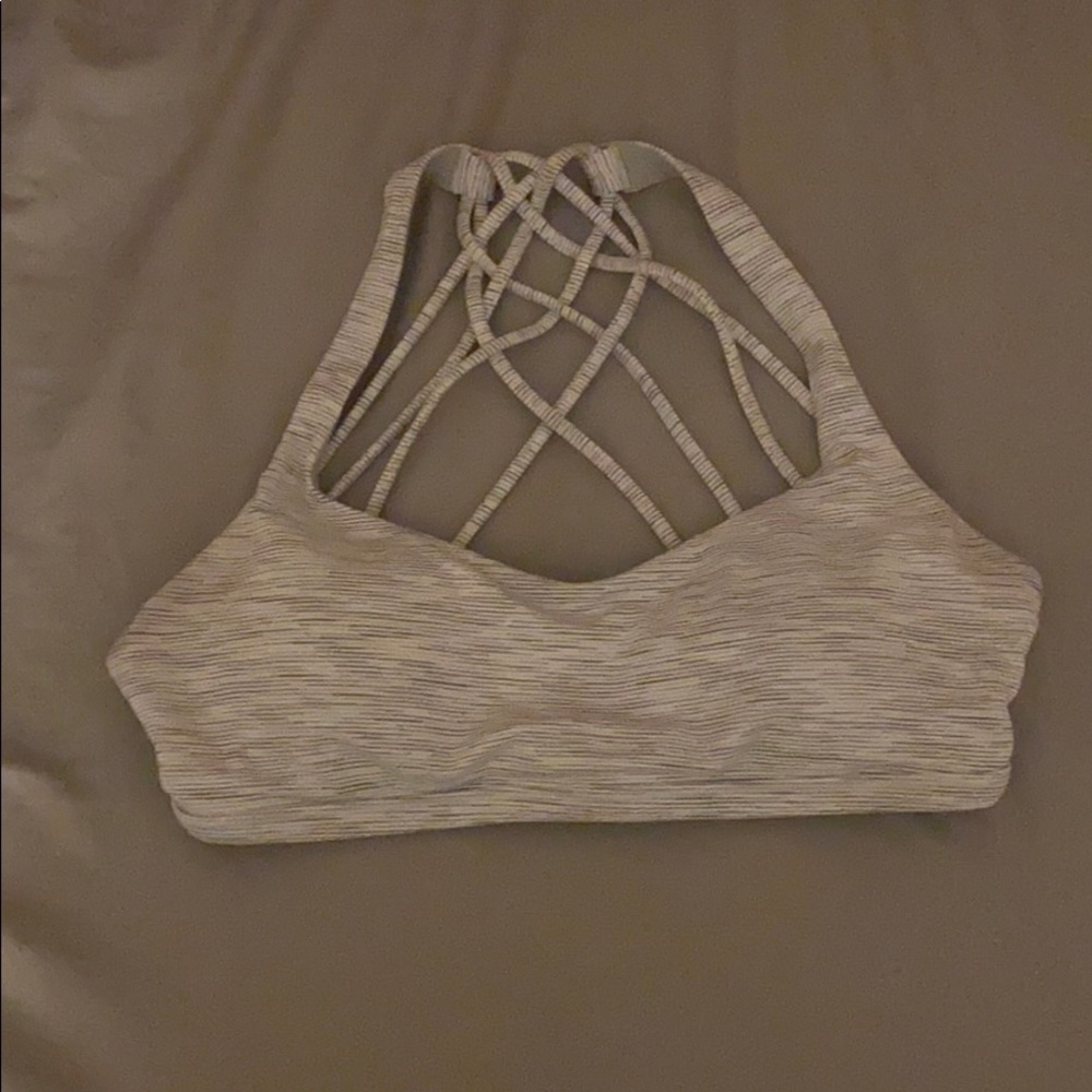 Lululemon gray sports bra